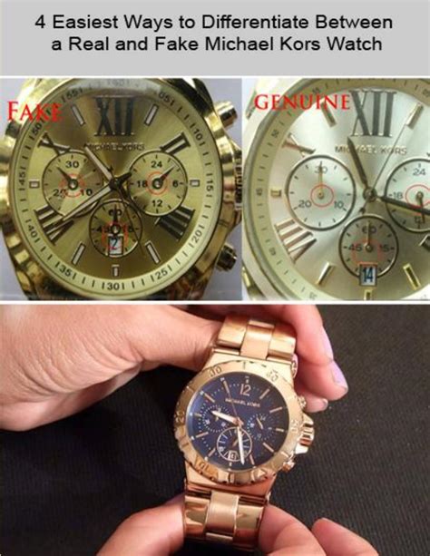 difference between real and fake michael kors watch|check for michael kors watches.